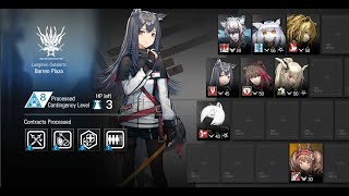 Arknights - Contingency Contract - Lungmen Outskirts: Barren Plaza Day 13 Risk 8 clear