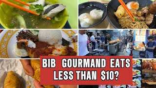 Michelin Bib Gourmand Food in Singapore |Amoy Street & Lau Pa Sat Hawker Food Tour
