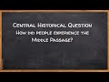 Experiencing the Middle Passage Through Primary Sources and Historical Accounts