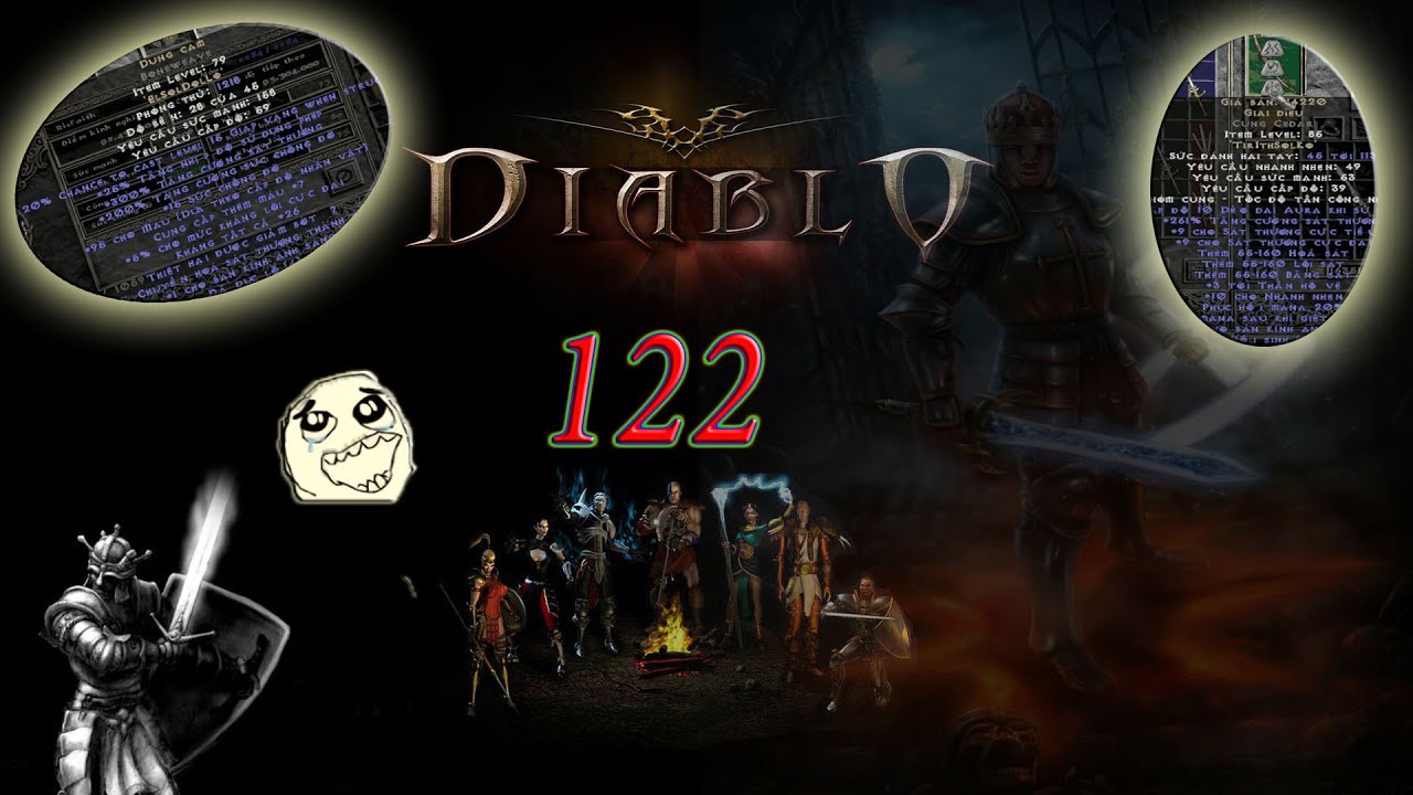 ไดโบ 3  Update New  Diablo 2 - Việt hóa - 2020 : Hướng dẫn đục lỗ đồ 4 lỗ - công thức Lader - Plugy