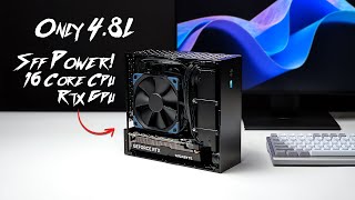 This Tiny 4.8L 16Core RTX Gaming PC Pushes The Edge Of SFF Power!
