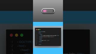 【HTML&amp;CSS】Loader animation with neon light#shorts