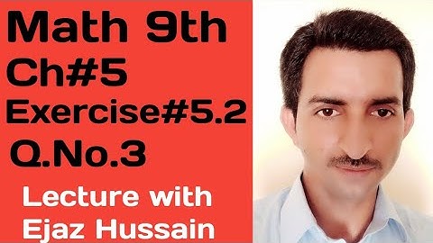 Class 9th math||Chapter#5||Exercise#5.2||Question No.3||Factorization||Math solutions