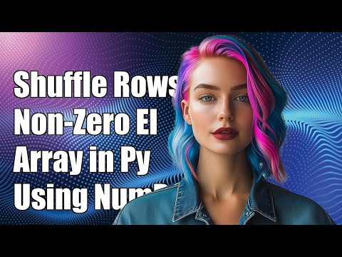 Shuffling non-zero elements of each row in an array - Python / NumPy