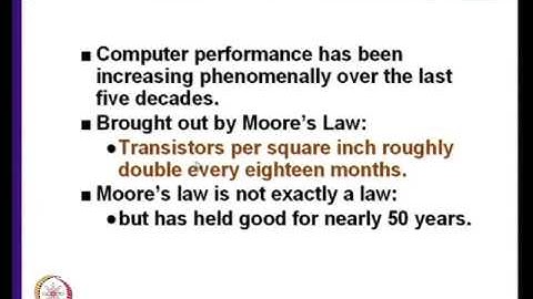 Mod-01 Lec-01 Introduction and Course Outline