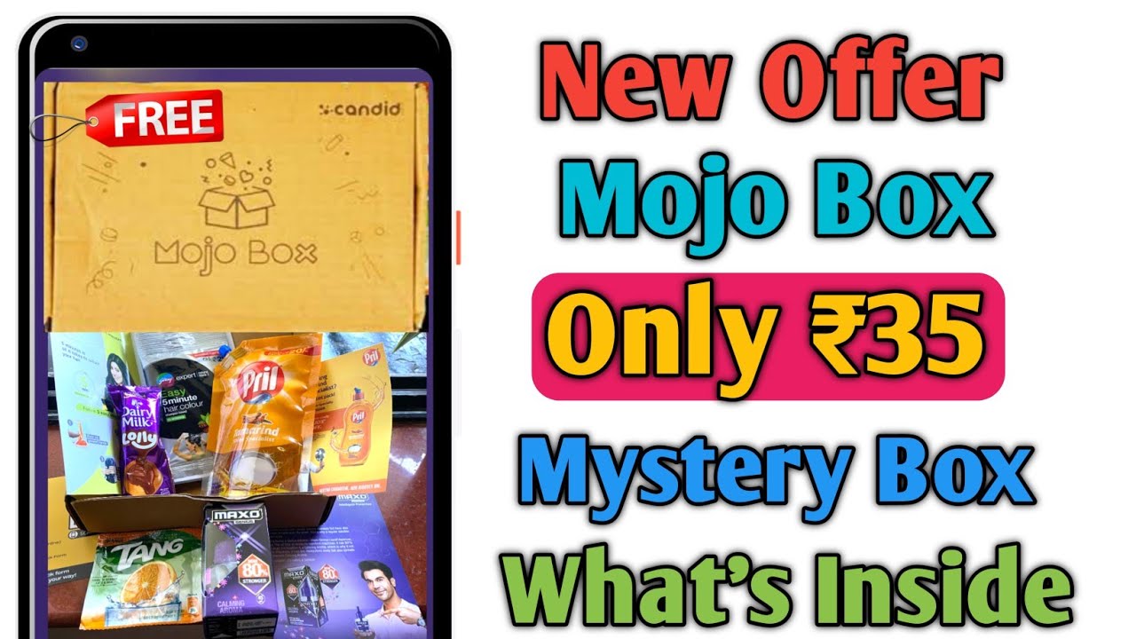 New Loot Offer Mojo Box FREE Shopping Mystery What Inside Pay Only Shipping 35 rs Full Details