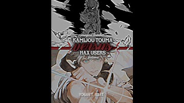 Kamijou Touma vs Hax users #anime #manga #edit #shorts