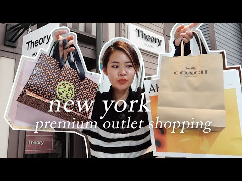 NEW YORK VLOG | Shopping day at Woodbury Common Premium Outlets, luxury fashion haul
