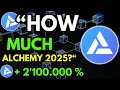 Owning just 80000 alchemy pay ach will change your life by 2025  buy now