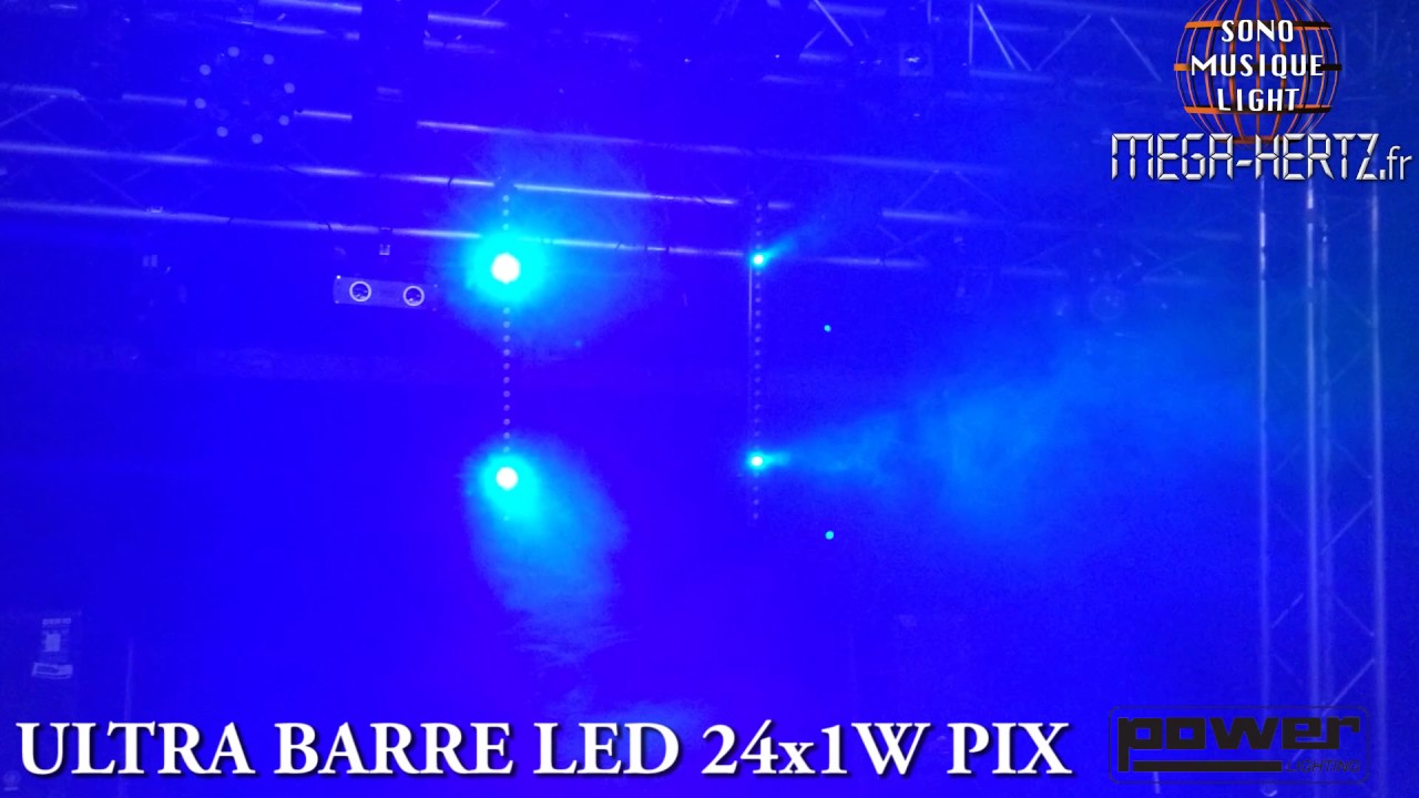 POWER LIGHTING - BARRE LED 18x15W QUAD