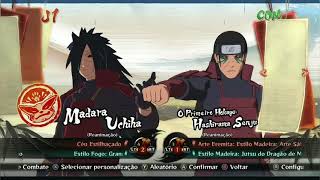 Madara ( Reanimação ) Vs Hashirama ( Reanimação ) Naruto Storm 4 RTB Dublado PT-BR