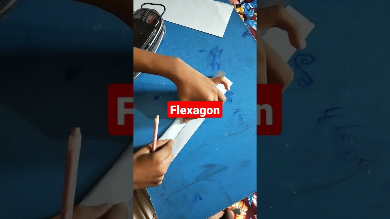 how to make moving flexagon😁😁😁