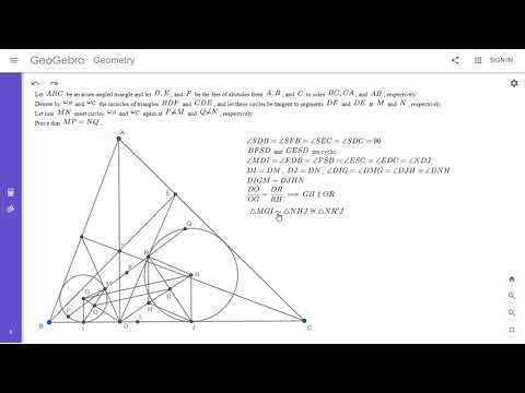 Olympiad Geometry Problem
