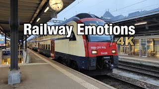 🚆 4K Cab ride from Schaffhausen over the Rhine Falls to Zürich (Switzerland | S24 Thayngen - Zürich)