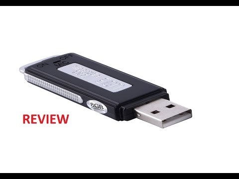 2-in-1 USB Flash Drive Audio Voice Recorder (8GB)