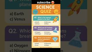 science quiz questions #viral #quiz #trending #srf #education #viralshort