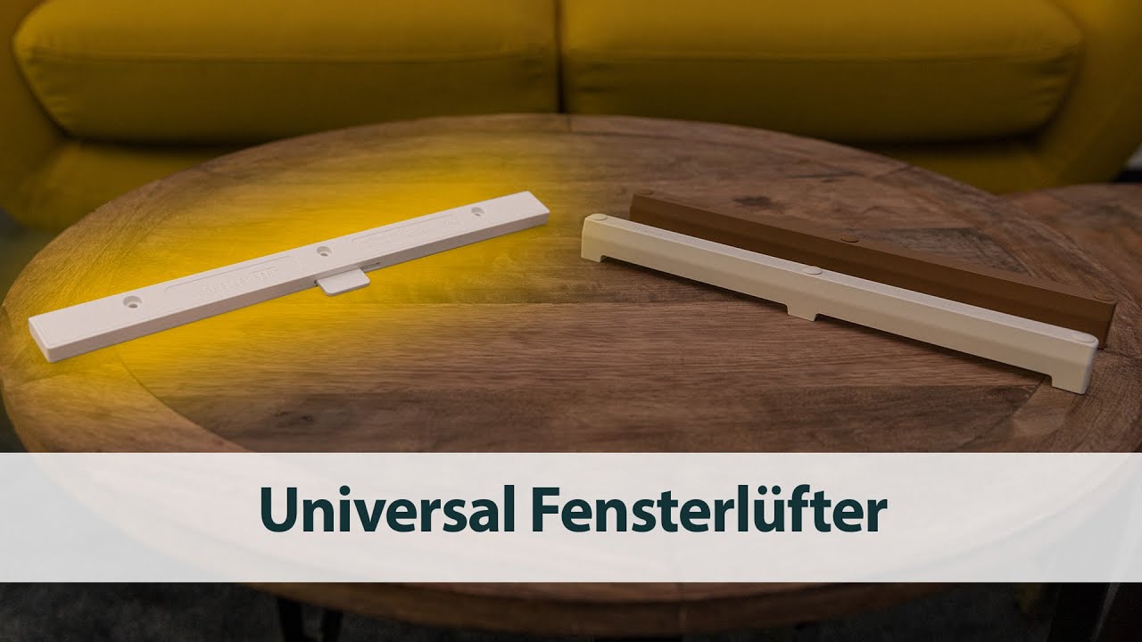 Universal Fensterlüfter: Energie sparen, Schimmel vermeiden - YouTube