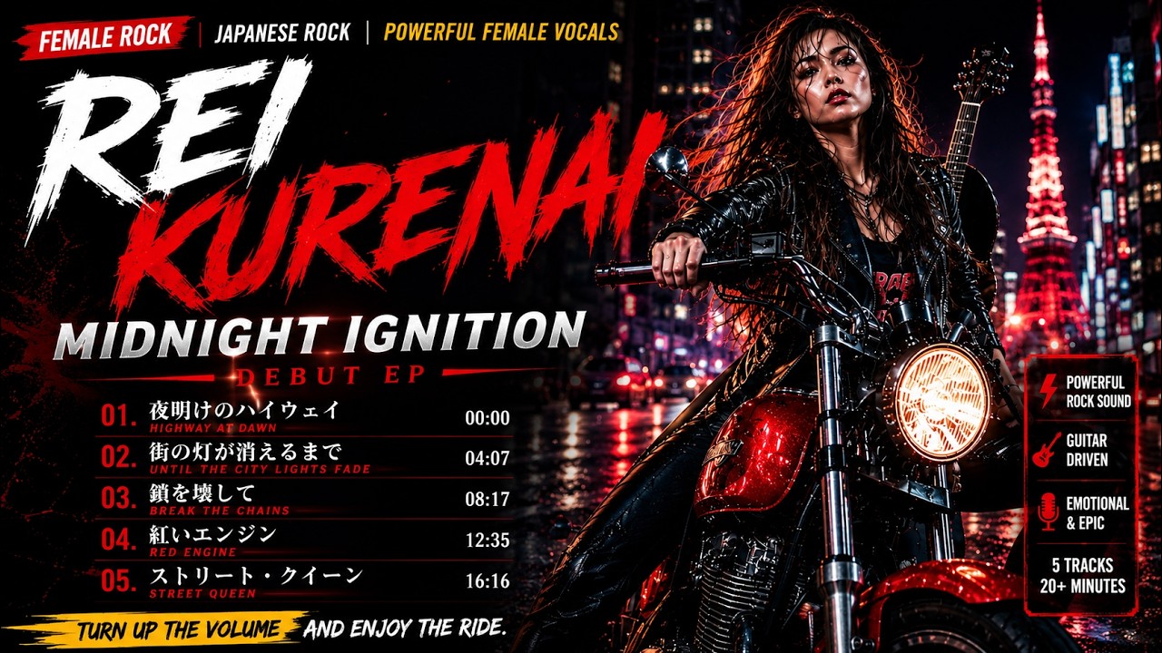 Watch Japanese Female Rock | REI KURENAI – MIDNIGHT IGNITION (Full EP) on YouTube Watch Japanese Female Rock | REI KURENAI – MIDNIGHT IGNITION (Full EP) on YouTube
