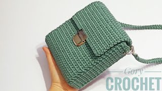 كروشيه شنطه كروس سهله للمبتدئين/Crochet bag/Bolso de crochet/Вязаная сумка/tığ işi çanta/Bolsa screenshot 4