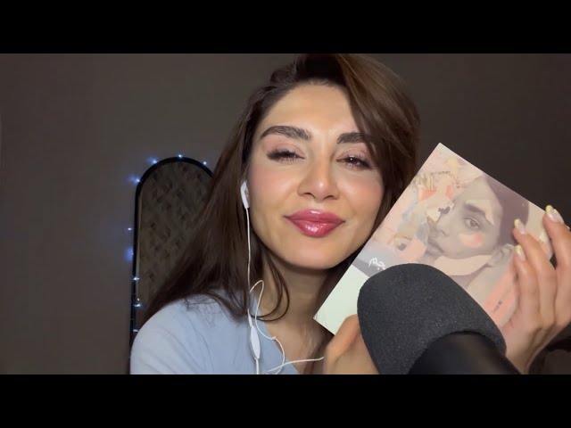 اى اس ام ار كتابخوانى و زمزمه نامفهوم/درد دل ميكنم تا خوابت ببره😴📚/reading book and whispering asmr