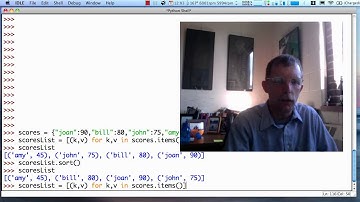 PythonDictionariesSorting