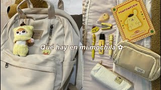 Qué hay en mi mochila / Versión Preparatoria ^^