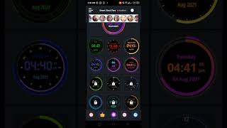 Neon Night Clock For All Ways On Display || Best Clocks Design || Watch Till End || screenshot 5