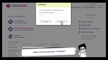 Eastwest Online Banking Video - How to View your Loan Details