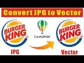 Jpg to vector in coreldraw | Convert JPG File To Vector In CorelDraw | JPG Image Ko Vector Me Badle
