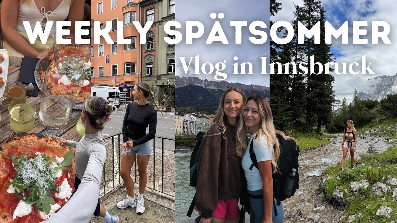 weekly Spätsommer Vlog Zuhause in Innsbruck 💌 Wandern, Laufen gehen, Serienempfehlung,Pauline ist da