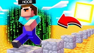 Minecraft: JOGANDO COMO NOOB NO PARKOUR HACKER IMPOSSIVEL ‹ ST4TIC ›