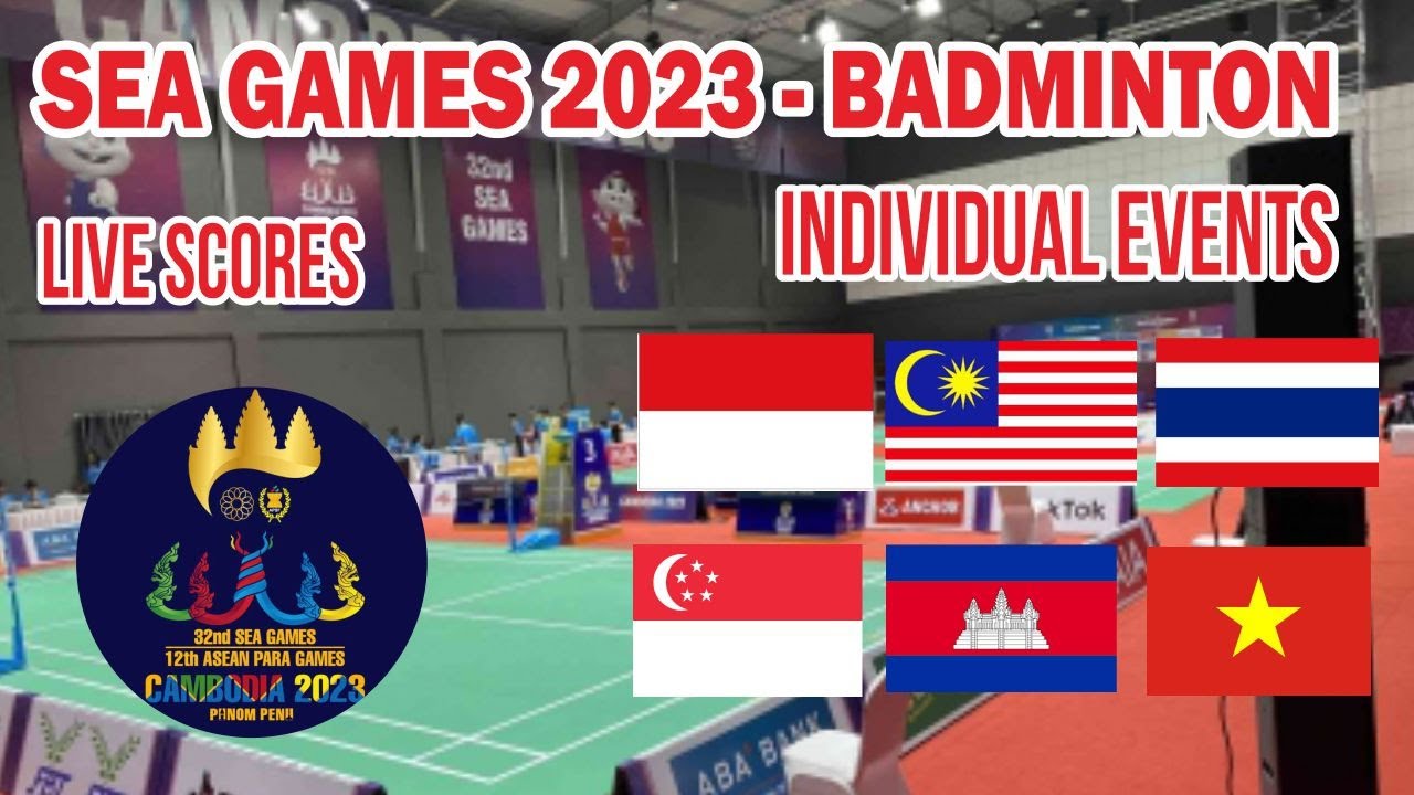 sea games badminton 2022 live score