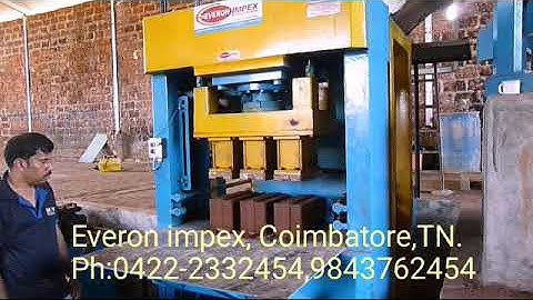 Interlock Wall Brick Making Machine everon impex