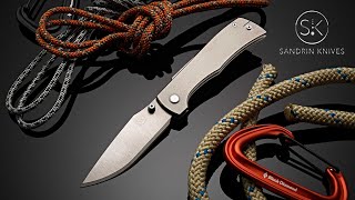 The Lanzo Sheepfoot Tungsten Carbide Knife- Sandrin Knives USA