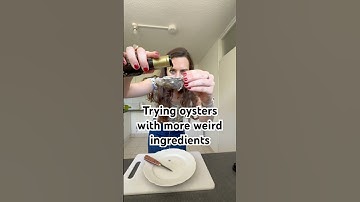 I bought weird sauces in America so let’s try them all here #oyster #oysters #oystergirl #tastetest