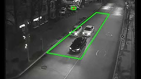 Darknet Tiny Yolo detects vehicles in area (night)