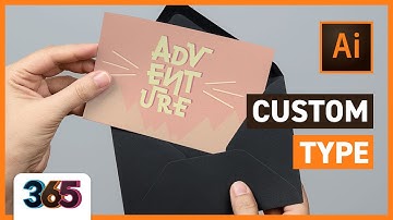 🗨 Custom Type | Illustrator CC Tutorial #74/365