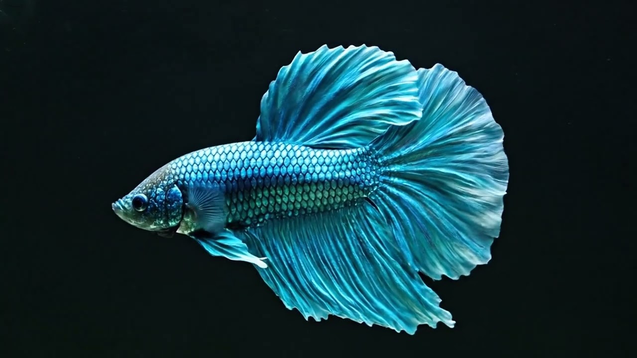 1 Hour of Colorful Fins 🐠 Majestic Betta Fish 4K