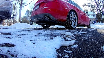 B8/8.5 Audi S4 Custom Exhaust -- Cold Start and Rev
