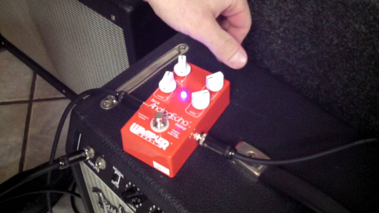 Wampler Analog Echo demo