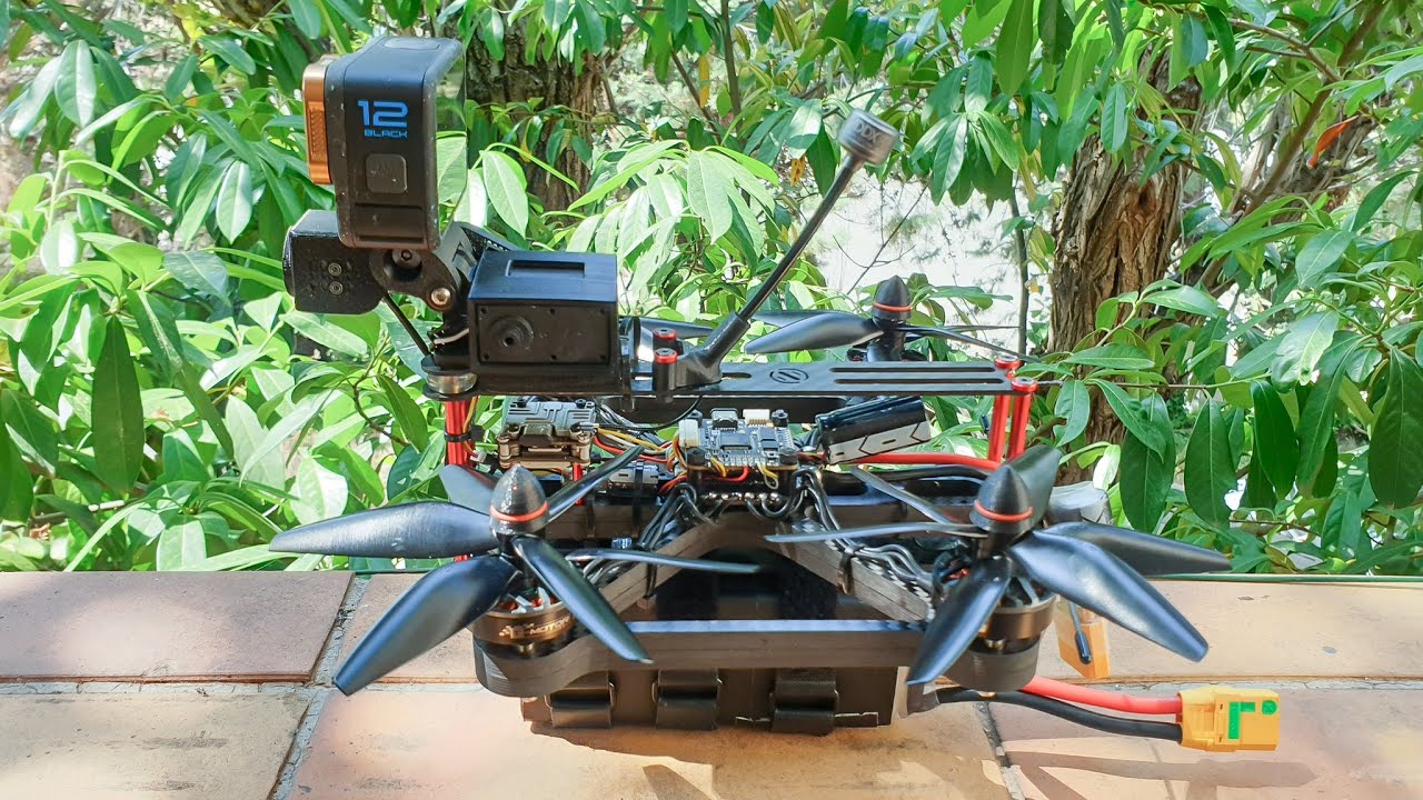 19min of tracking and deep exploration of a wood with the 5-inch drone ...