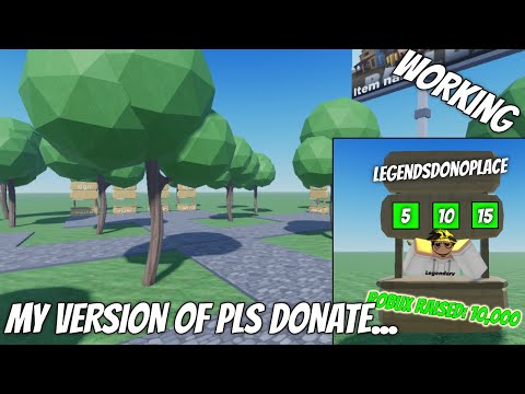 How to Make a Working PLS DONATE Game! (Roblox Studio) 