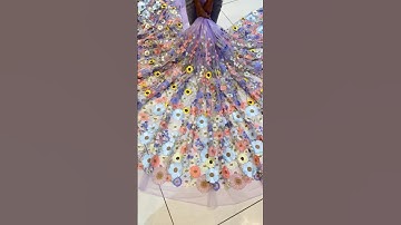 Dream Applique Net Embroidery fabric