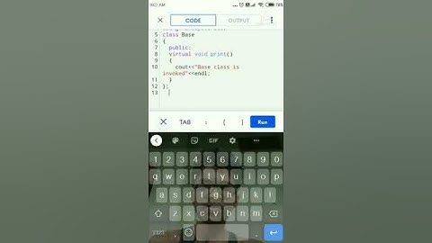C program using virtual function #shorts #programming #coding #reels