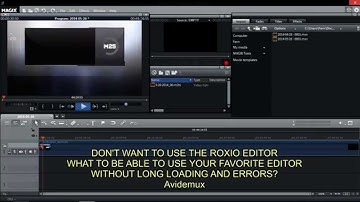 Convert Roxio HD Pro video to mp4
