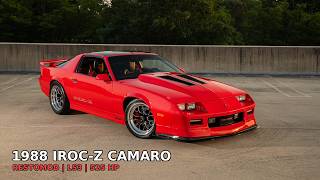 1988 IROC-Z Camaro Restomod | LS3 525HP Build by Hawks Motorsports