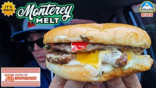 Whataburger® Monterey Melt Review! 🧀🍔🫠| 75 Year Anniversary! 🎉| theendorsement