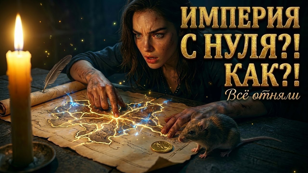 ВСЁ ОТНЯЛИ! Как выжить баронессе? 🌸 ИМПЕРИЯ С НУЛЯ 🌸 Бытовое фэнтези 2026 🌸 Любовное Фэнтези 🌸