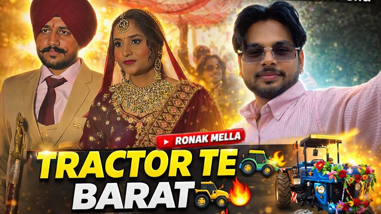 Desi Barat On Tractor 🚜 Gypsy Ride te Entry 😎| Dance 💃 | Ronak Mella 