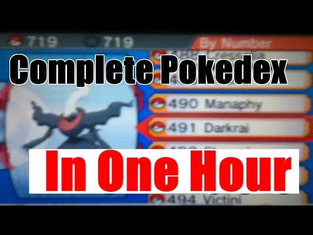 Pokémon Omega Ruby/Alpha Sapphire → Pokédex Completion → Hoenn Pokédex Seen